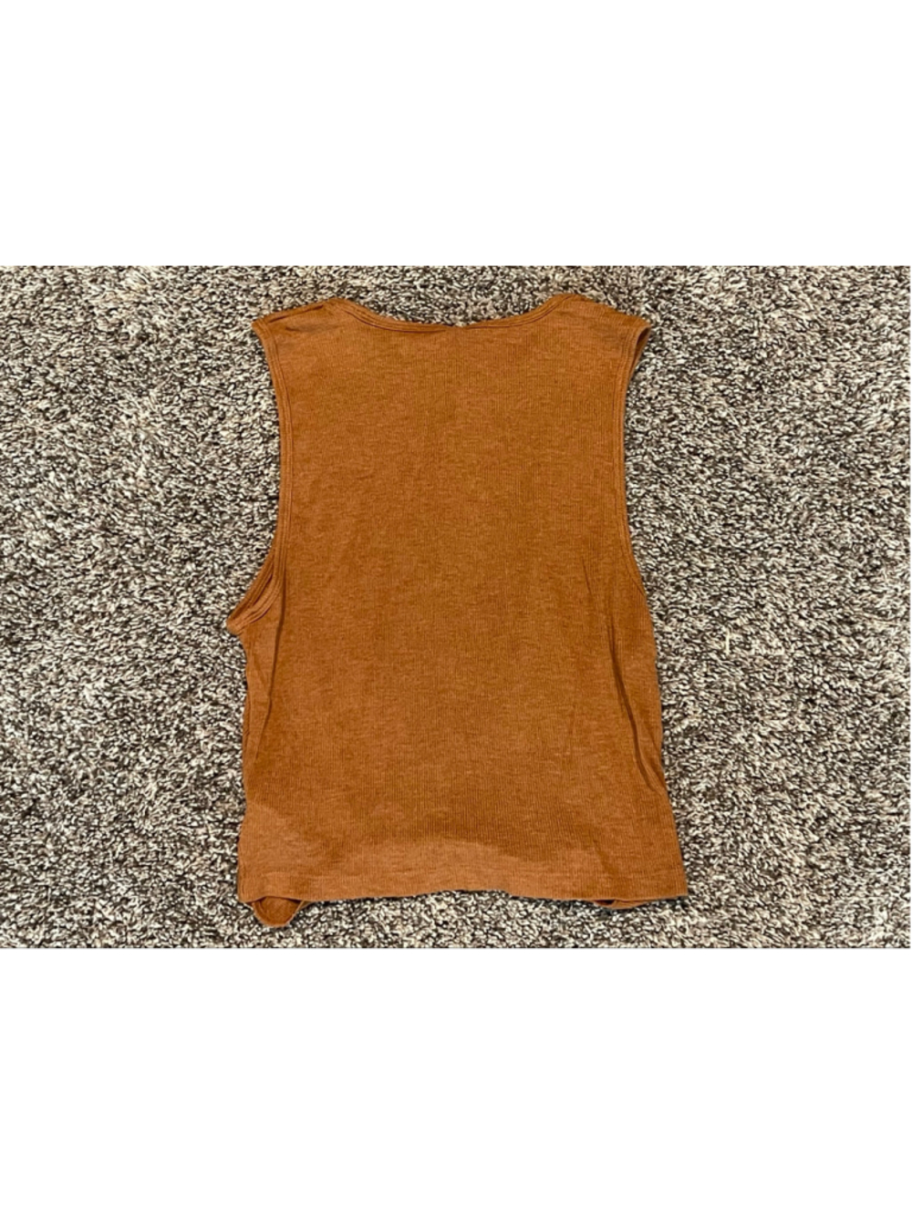 Vuori Women’s Cove High Neck Ribbed Tank Top, Size Small, EUC - Picture 2 of 3